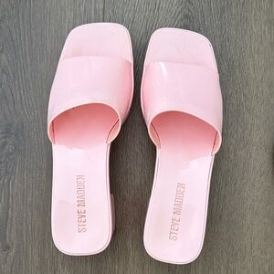 Steve Madden Blush Pink Slide Sandals